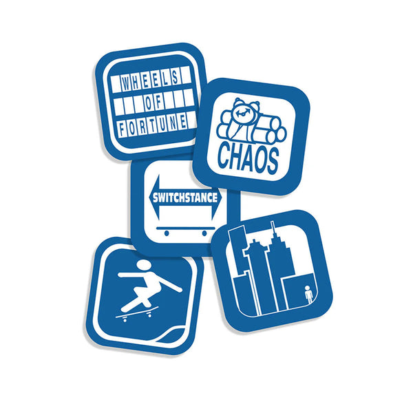 411VM - Logos Assorted Sticker Pack (5 Pack)